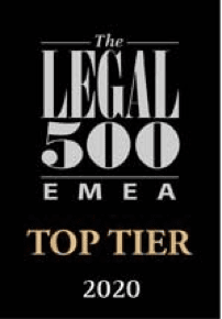 The legal 500 certificate